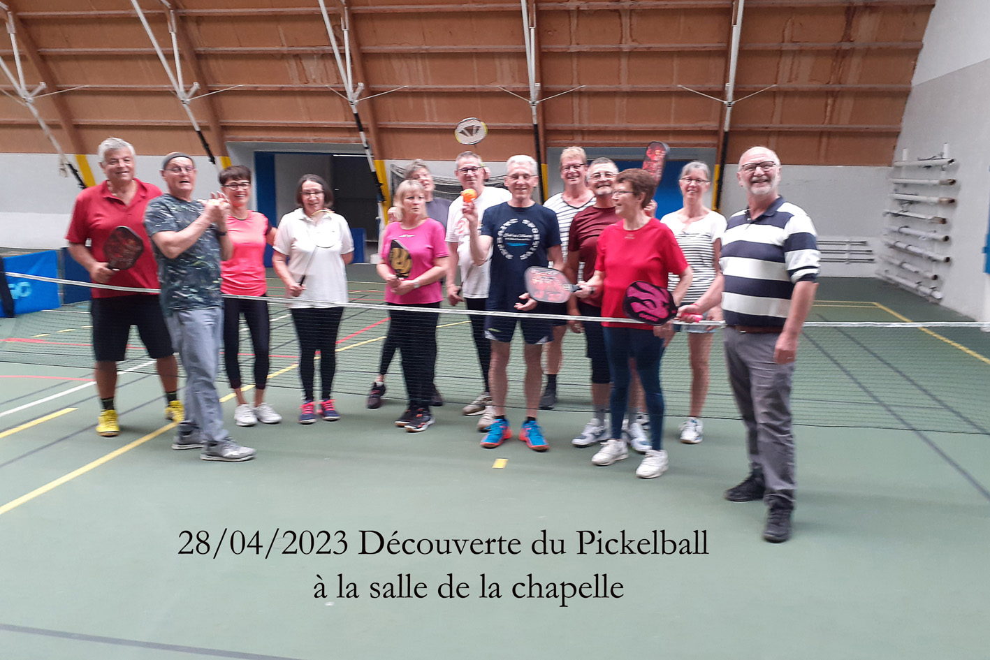 Démonstration du pickleball