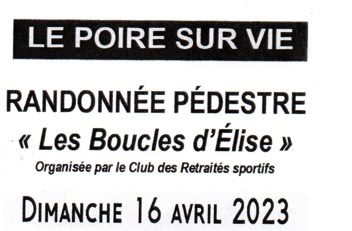 Marches et rando au Poiré sur Vie